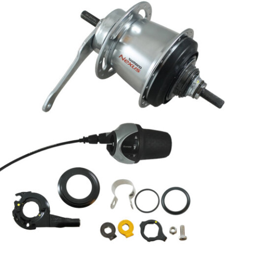 Установочный комплект планетарной втулки Shimano Nexus SG-C6000-8C с ножным тормозом 8 скоростей (черный 36 комплект)