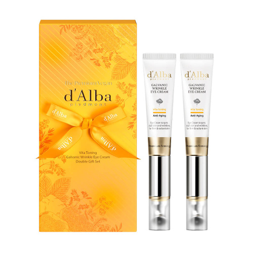 Набор гальванических кремов для век d'Alba Vita Toning Galvanic Wrinkle Eye Cream Double Gift Set