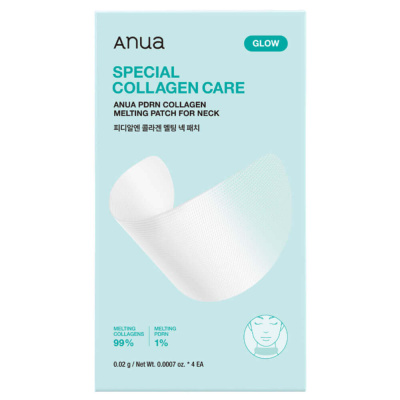 Набор тающих патчей для шеи с ПДРН Anua PDRN Collagen Melting Patch For Neck