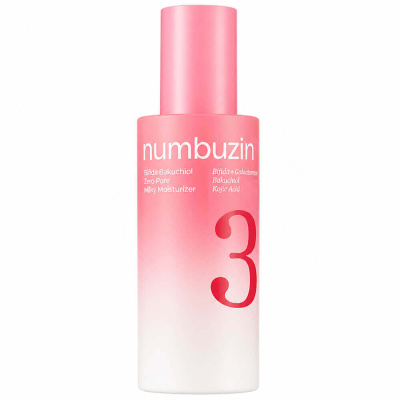 Молочная эмульсия для сужения пор numbuzin No.3 Bifida Bakuchiol Zero Pore Milky Moisturizer