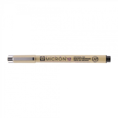 Линер Sakura "PIGMA MICRON 12" 0,70 мм, черный