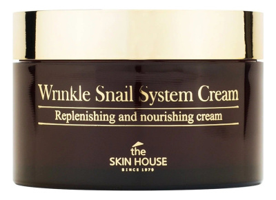 Антивозрастной улиточный крем для лица Wrinkle Snail System Cream: Крем 100мл