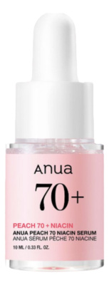 Сыворотка с экстрактом персика для гладкой и сияющей кожи лица Peach 70 Niacin Serum: Сыворотка 10мл