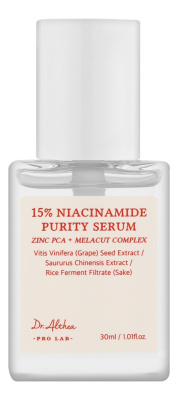 Сыворотка для лица с ниацинамидом и цинком 15% Niacinamide Purity Serum 30мл