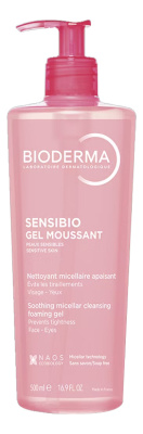 Очищающий гель для лица Sensibio Gel Moussant: Гель 200мл