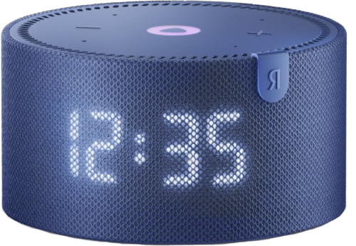 Умная колонка Яндекс Мини с часами синий