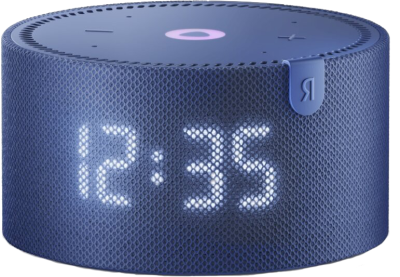 Умная колонка Яндекс Мини с часами синий