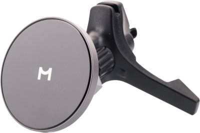 Автомобильный держатель Magssory Disc с БЗУ серый