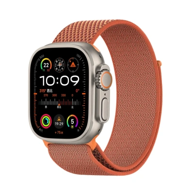 Ремешок WiWU CloudFelx для Apple Watch 44/45/46/49mm нейлон (WB501) (оранжевый)