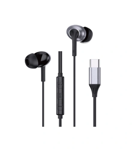 Проводная стерео-гарнитура WIWU Earbuds EB318 Type-C (черный)