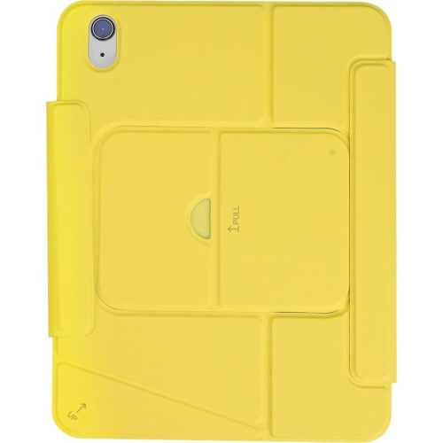 Чехол-книжка WIWU Classic Rro Magnetic для Apple iPad 10 (2022)/iPad 11 (2025) (полиуретан с подставкой) (JD-107) (желтый/голубой)