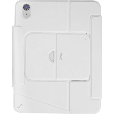 Чехол-книжка WIWU Classic Rro Magnetic для Apple iPad 10 (2022)/iPad 11 (2025) (полиуретан с подставкой) (JD-107) (белый/оранжевый)
