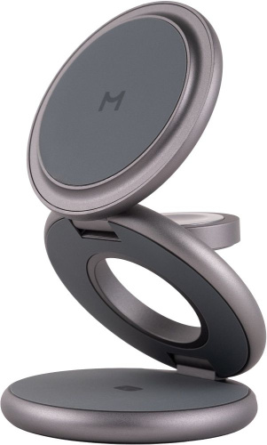 Беспроводное зарядное устройство Magssory Disc Signature Edition 3в1 черный
