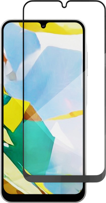 Защитное стекло VLP 2.5D для Galaxy A15 | A25 черная рамка