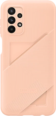 Чехол Samsung Card Slot Cover A23 персиковый
