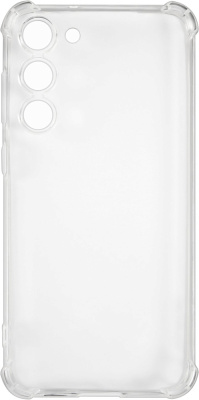 Чехол moonfish для Galaxy S23+ с усиленными углами, силикон прозрачный