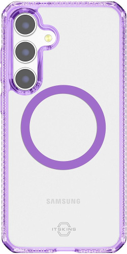 Чехол Itskins Hybrid Clear для Galaxy S25 прозрачный/сиреневый