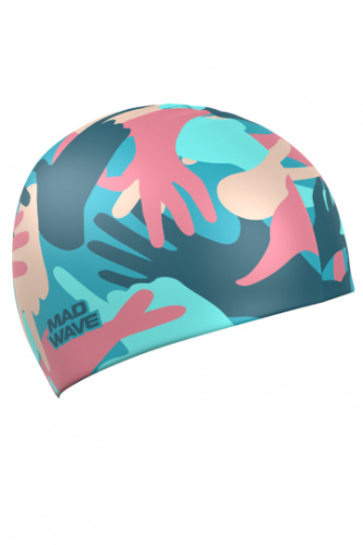 Силиконовая шапочка для плавания Hands