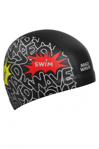 Комбинированная шапочка для плавания Mad swim
