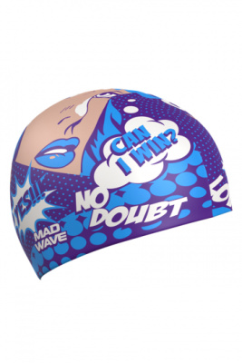 Силиконовая шапочка для плавания Pop-art