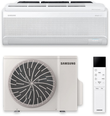 Сплит-система Samsung AR80F12CABW, до 35 м², Bespoke AI WindFree™ с фильтром PM1.0, белый