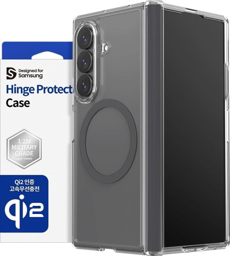 Чехол Araree Duple 360 M для Galaxy Z Fold8 Ultra прозрачный+черный
