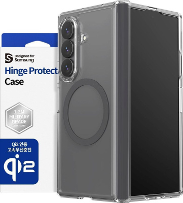 Чехол Araree Duple 360 M для Galaxy Z Fold8 Ultra прозрачный+черный