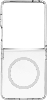 Чехол uBear Real Mag для Galaxy Z Flip8 MagSafe прозрачный