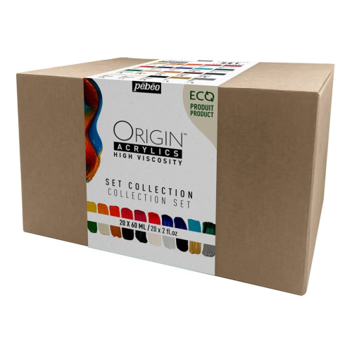 Набор акрила Pebeo "ORIGIN" Set Collection, матовый, 20 цв. х 60 мл