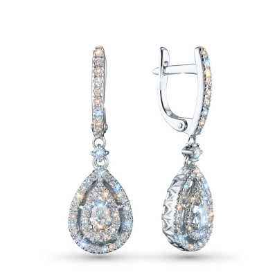 Серьги из белого золота э4012сг11180500