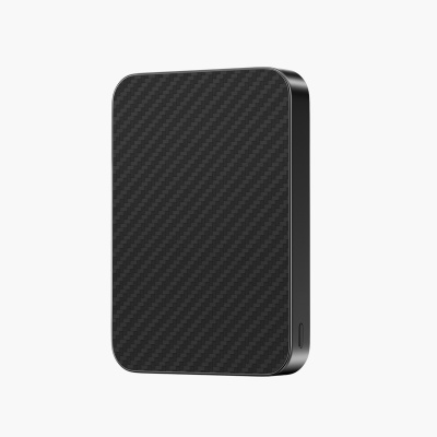 Внешний аккумулятор Keephone Brendy Slim MagSafe 10000mAh кевлар (арамид) черно-серый в полоску