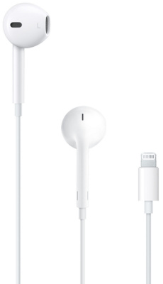 Наушники Apple EarPods Lightning MWTY3ZE/A Белые