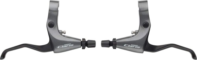 Тормозные рукоятки Shimano Claris BL-R2000 для плоского руля (серый комплект (левый+правый))