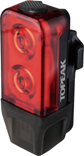 Фонарь для велосипеда задний габаритный Topeak TAILLUX 25 USB TMS097 (красный черный)