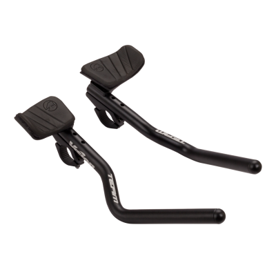 Шоссейный руль-лежак FSA Vision Alloy Clip-On J-Bend V18 (черный 31.8 мм)
