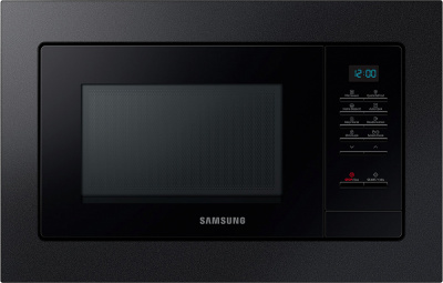 Встраиваемая микроволновая печь Samsung MS20A7013AB/BW, 20 л черный