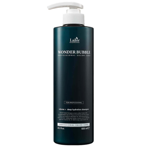 Увлажняющий шампунь для объёма и гладкости волос Lador Wonder Bubble Shampoo 600 мл