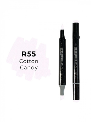 Маркер двухсторонний на спиртовой основе Sketchmarker Brush Цвет Сахарная вата