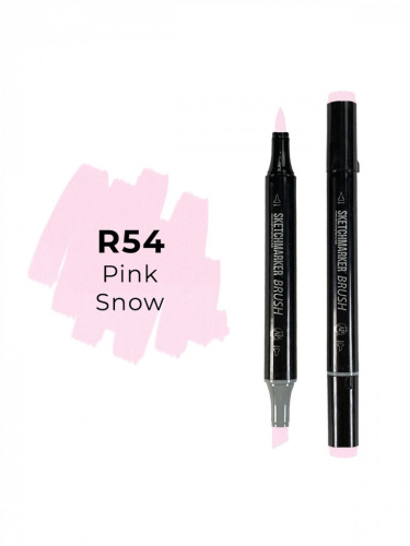 Маркер двухсторонний на спиртовой основе Sketchmarker Brush Цвет Розовый снег