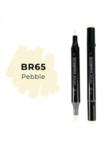 Маркер двухсторонний на спиртовой основе Sketchmarker Brush Цвет Коричневая галька