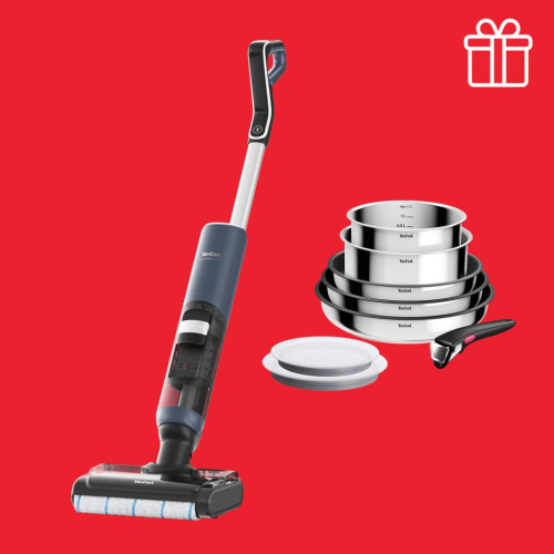 Моющий пылесос X-Clean 5 Pro GF5426F4+Набор посуды Tefal L881S804