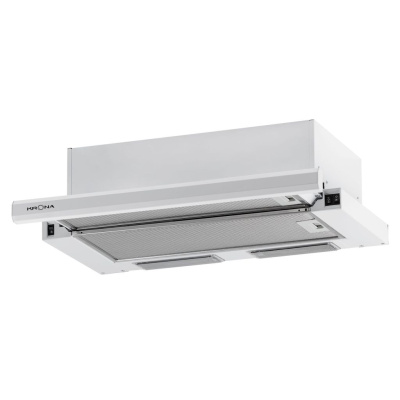 Телескопическая вытяжка KRONA KAMILLA 600 E1M white