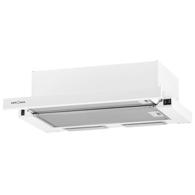 Телескопическая вытяжка KRONA VITTORIA 600 white PB