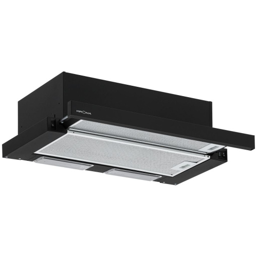 Телескопическая вытяжка KRONA VENDY 600 BLACK (1 мотор)