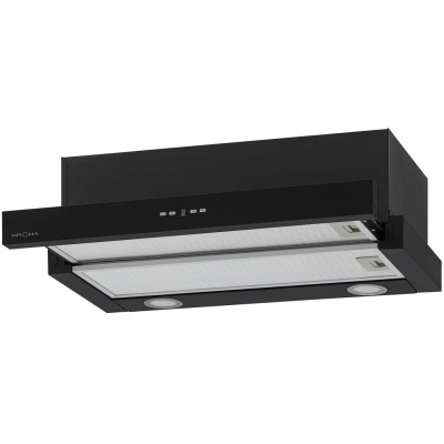 Телескопическая вытяжка KRONA KAMILLA TK 600 BLACK (1 мотор)