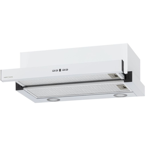 Телескопическая вытяжка KRONA KAMILLA TK 600 WHITE (1 мотор)