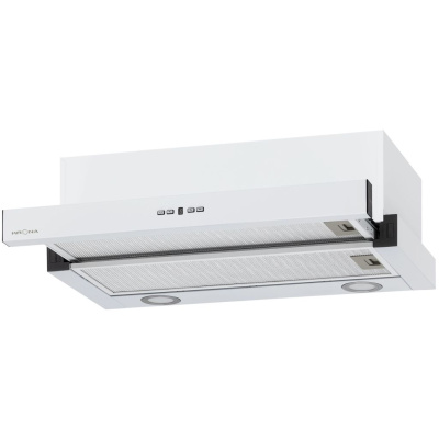 Телескопическая вытяжка KRONA KAMILLA TK 600 WHITE (1 мотор)