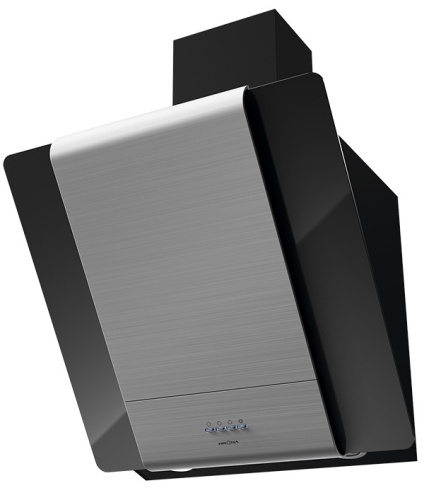 Наклонная вытяжка KRONA TALLI 600 inox/black glass 3P