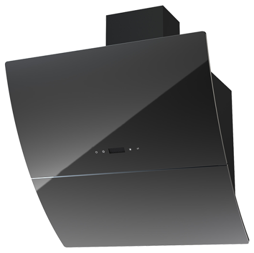Наклонная вытяжка CELESTA 600 black sensor