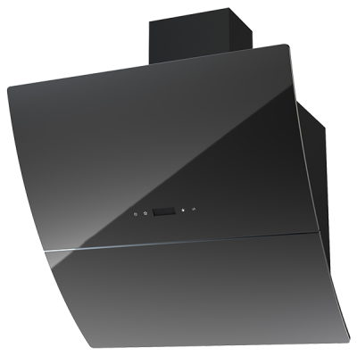 Наклонная вытяжка CELESTA 600 black sensor